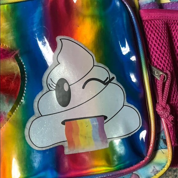 Fast Forward Accessories Fast Forward Rainbow Poop Emojis Kids Backpack Poshmark